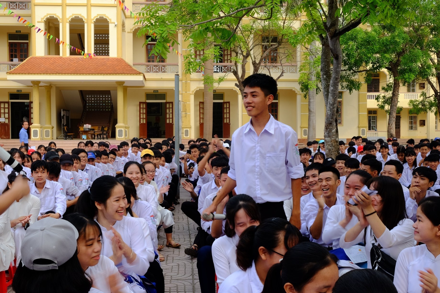 Hoàng Mai: Nhiều chi đoàn trong Trường học tuyên truyền Kỷ niệm 70 năm Ngày truyền thống học sinh, Hội sinh viên Việt Nam.